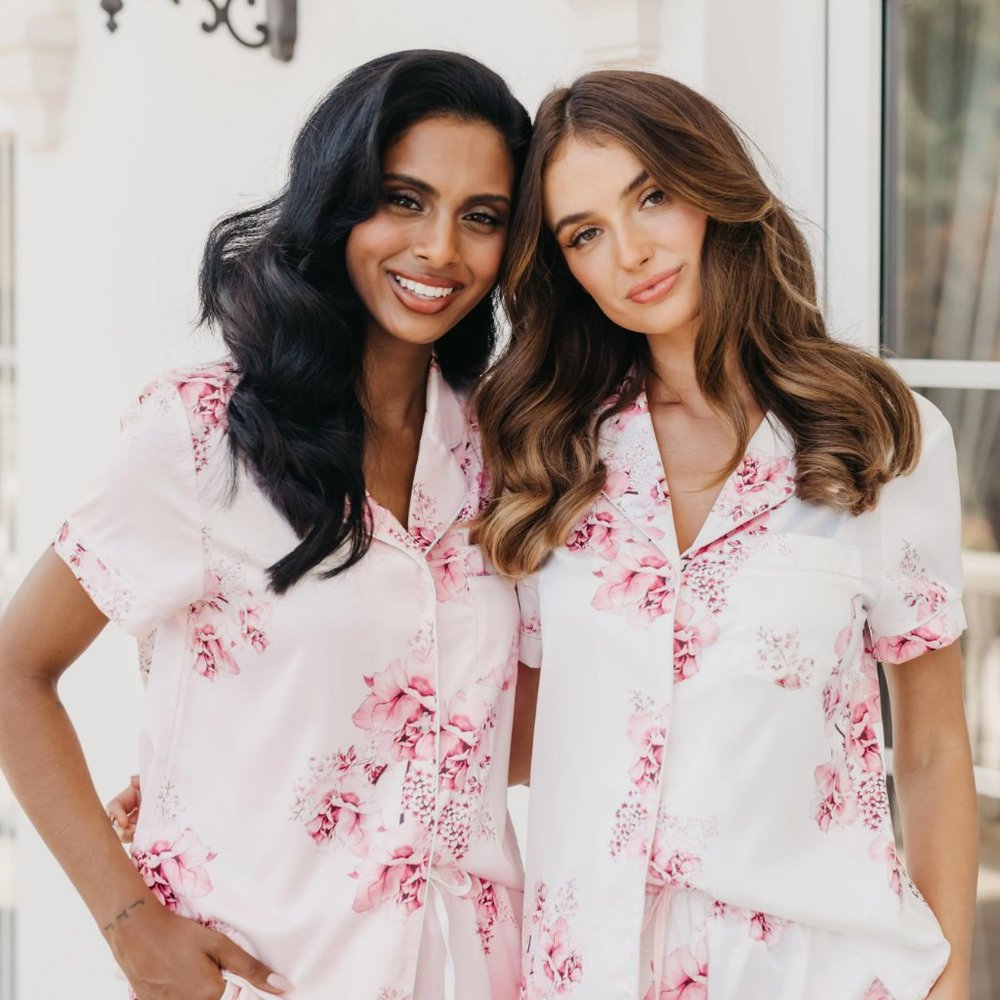 Le Rose Mileava de Fluer Printed PJ Set